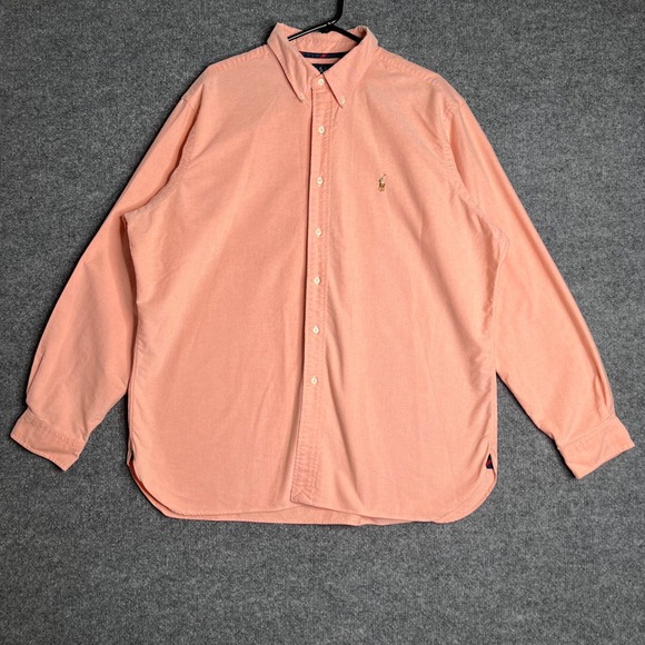 Ralph Lauren Other - Ralph Lauren Mens XXL Classic Fit Oxford Shirt Peach Orange Cotton Button Down